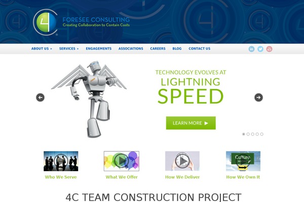 4cteam.com site used Modernize v3.13