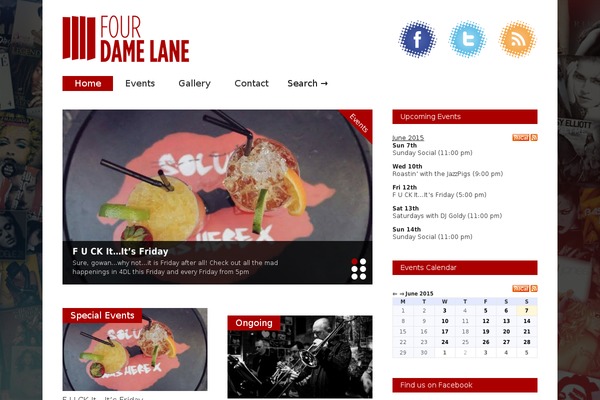Gonzo theme site design template sample
