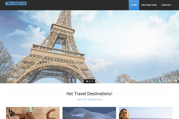 Tour Package V1.02 website example screenshot