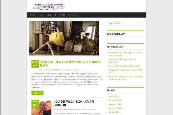 Koresponsive theme site design template sample