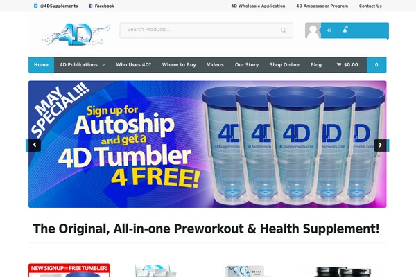 4dsupplements.com site used Superstore
