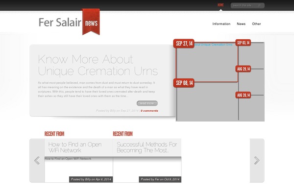 DelicateNews theme site design template sample