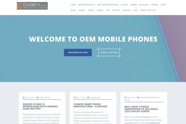 Perth theme site design template sample