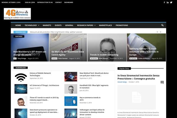 NewsMag theme site design template sample