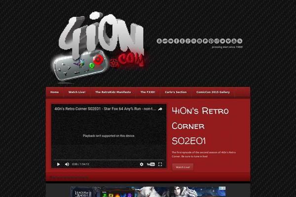 Akita theme site design template sample