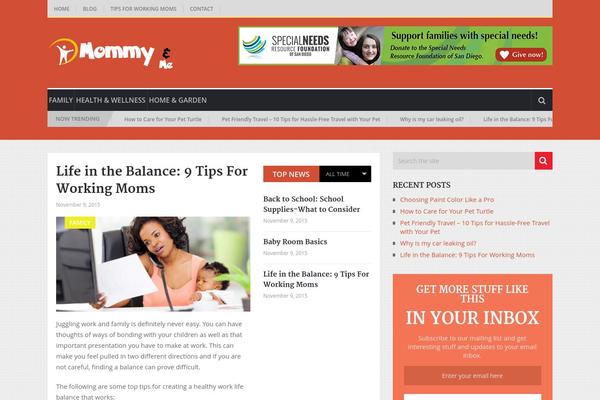 NewsOnline theme site design template sample