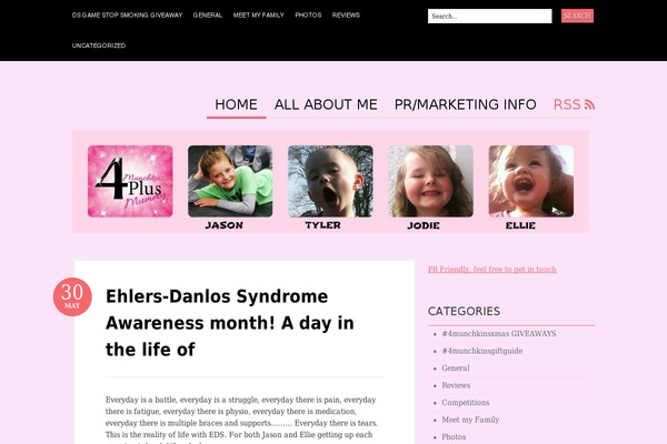 Bueno theme site design template sample