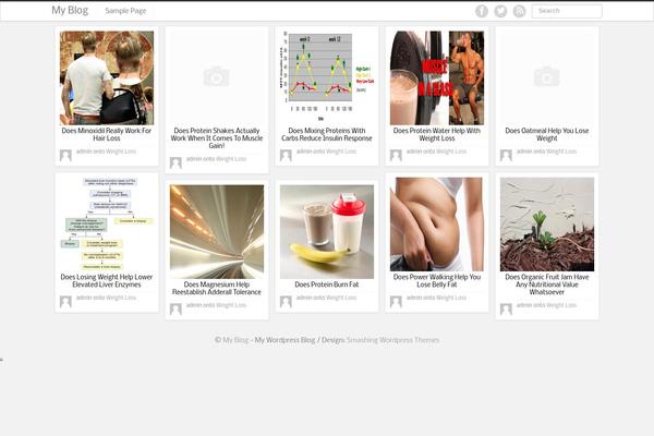 iPin theme site design template sample