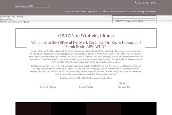 Site using Mypractis plugin