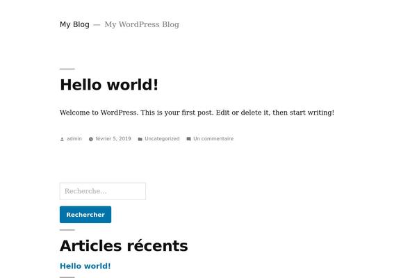 WP Residence theme site design template sample