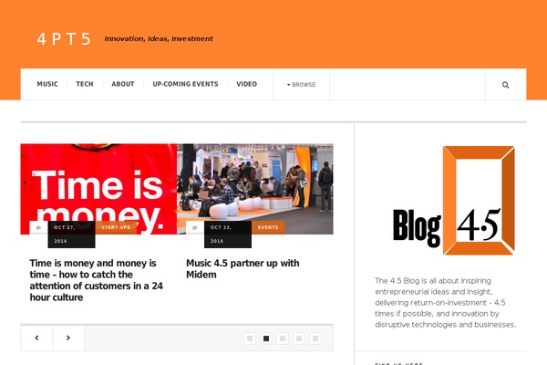 JustWrite theme site design template sample
