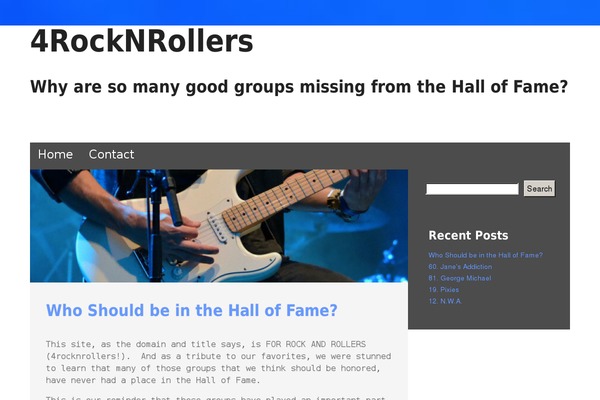 4rocknrollers.com site used Musik