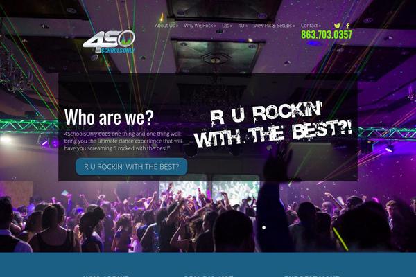 Fusion theme site design template sample