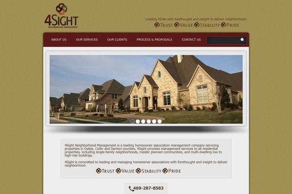 Neptune theme site design template sample