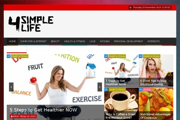 SaladMag theme site design template sample