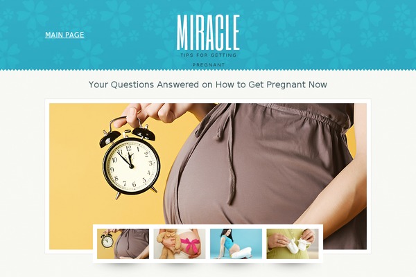 4thepregnancymiracle.com site used Theme1756
