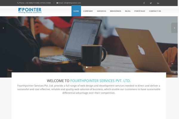 Site using AccessPress Social Share plugin