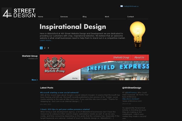 Classic theme site design template sample
