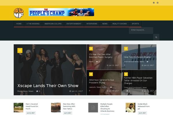 News2 website example screenshot
