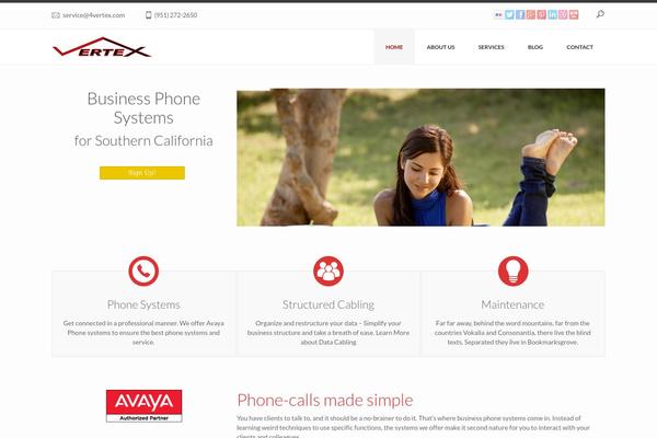 4vertex.com site used Splendor_theme