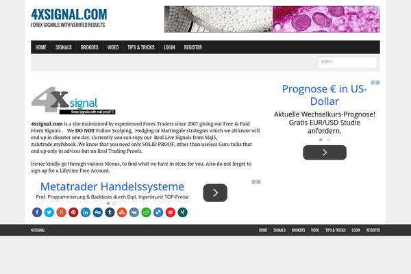 MH Newsdesk theme site design template sample