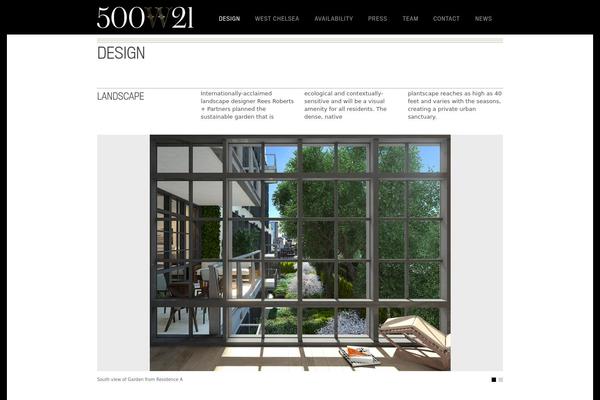 Hybrid theme site design template sample
