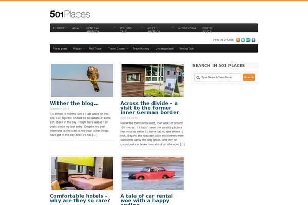 Bold News theme site design template sample