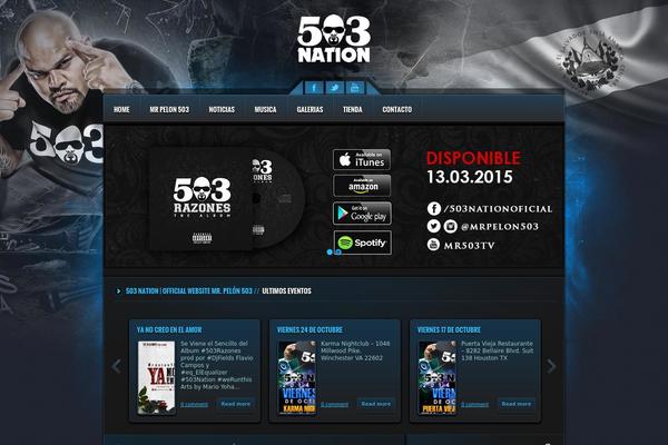 Orizon theme site design template sample