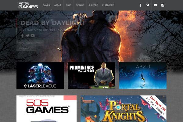 505games theme websites examples