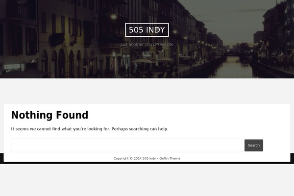 Griffin theme site design template sample