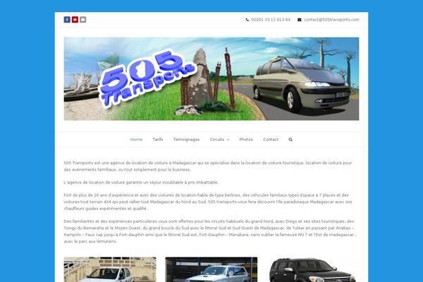 Pure theme site design template sample