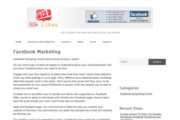 EPIC theme site design template sample