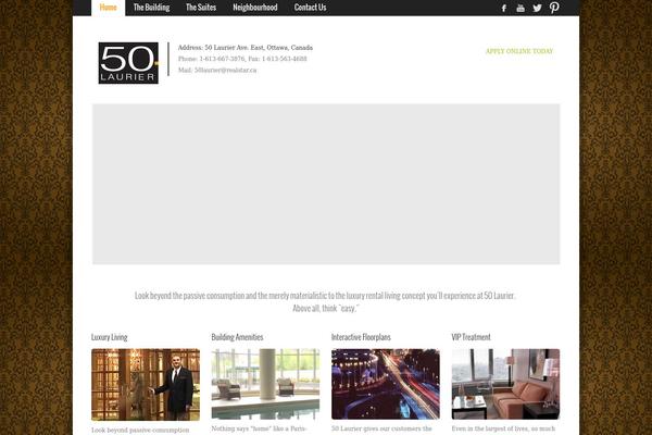Lorem theme site design template sample