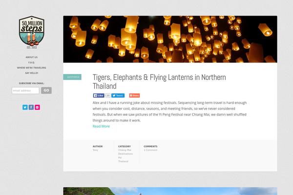 Fixed theme site design template sample