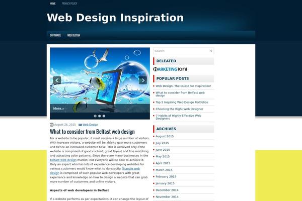 Techpro theme site design template sample
