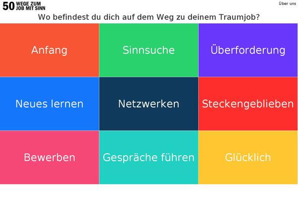 50wegezumjob.de site used 50jobswp