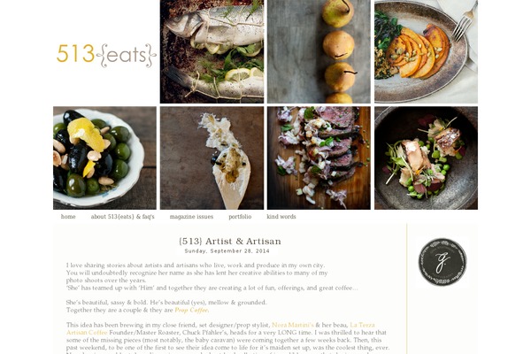 513eats.com site used ProPhoto 3