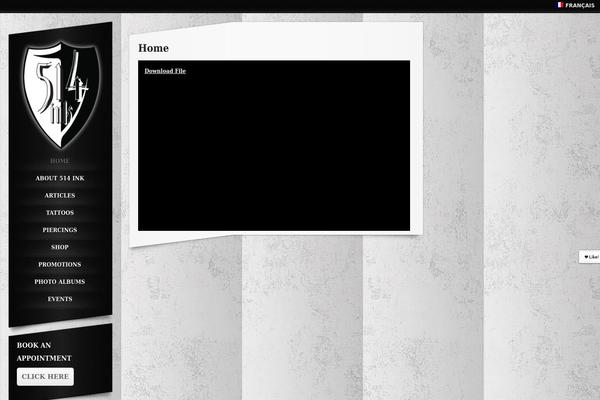 Slash theme site design template sample
