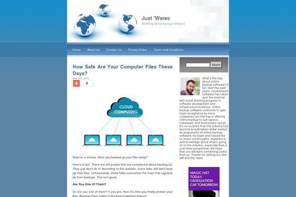 LiasBlueWorld theme site design template sample