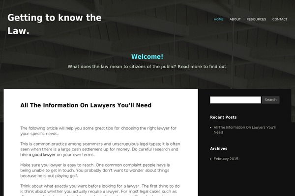 Gibson theme site design template sample