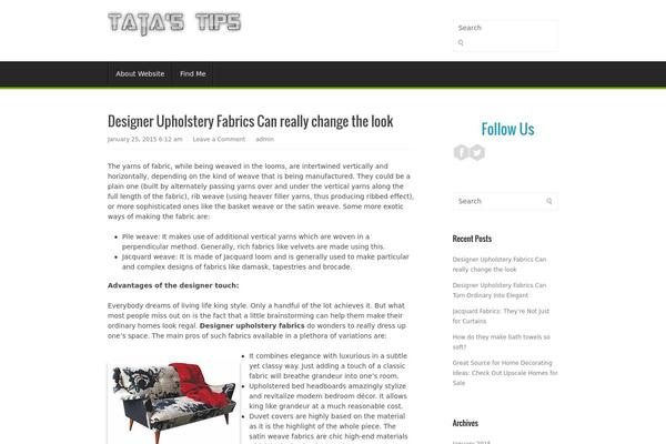 Chiron theme site design template sample