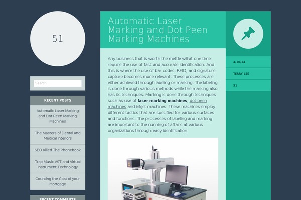 Flounder theme site design template sample