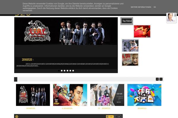 SaladMag theme site design template sample