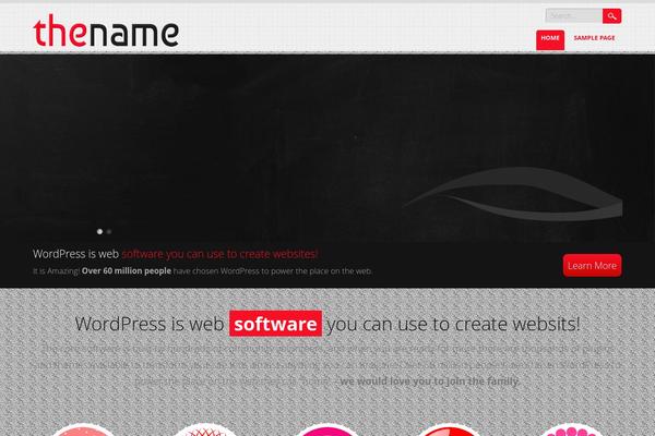 SunRain theme site design template sample