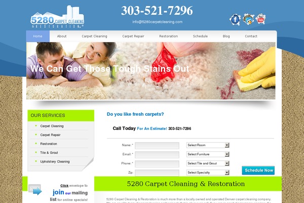 Espresso theme site design template sample