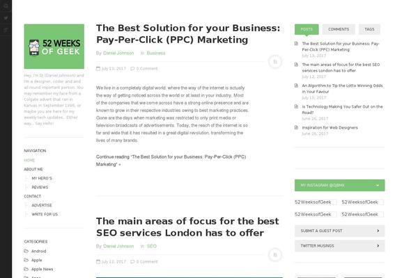 DW Minion theme site design template sample