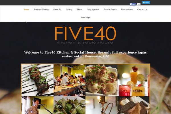 Therestaurantclassic theme site design template sample