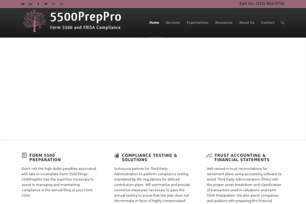 Enfold theme site design template sample