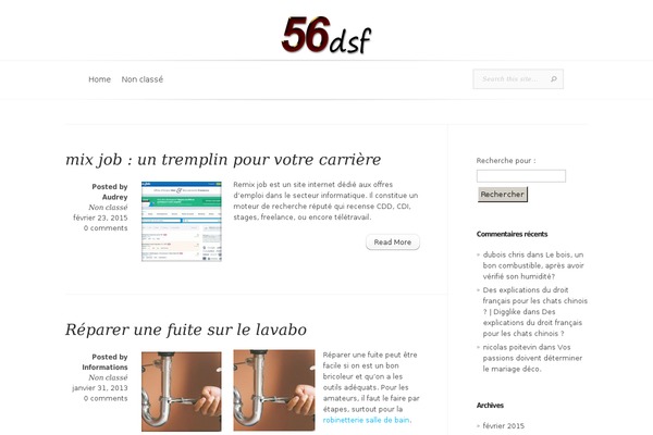 Evolution theme site design template sample