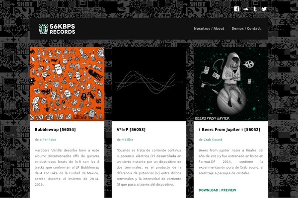 Tetris theme site design template sample